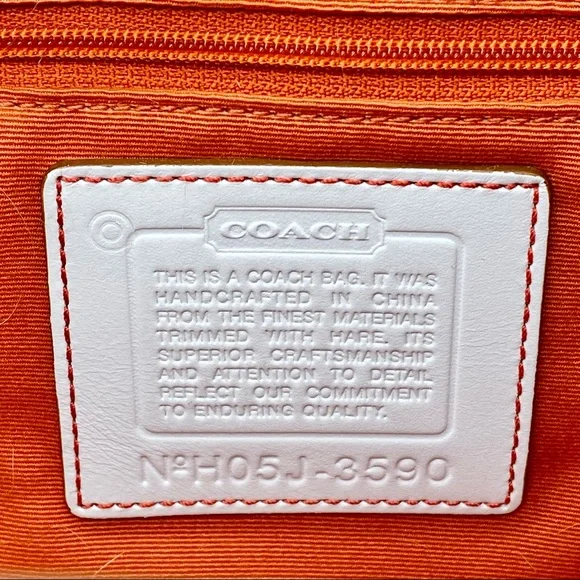 EUC COACH Fur Signature Ski Flap Shoulder Bag - Picture 15 of 16